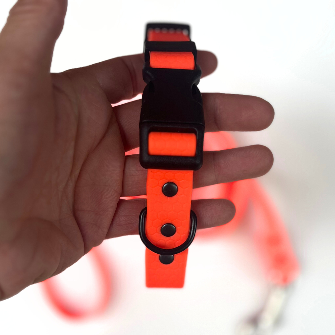 Wasserdichtes Halsband - Orange