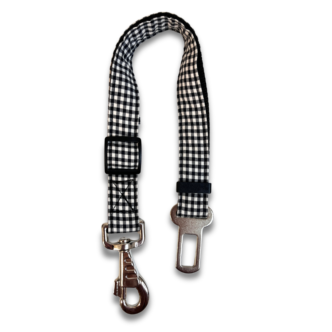 Cinturón Coche - Vichy Negro