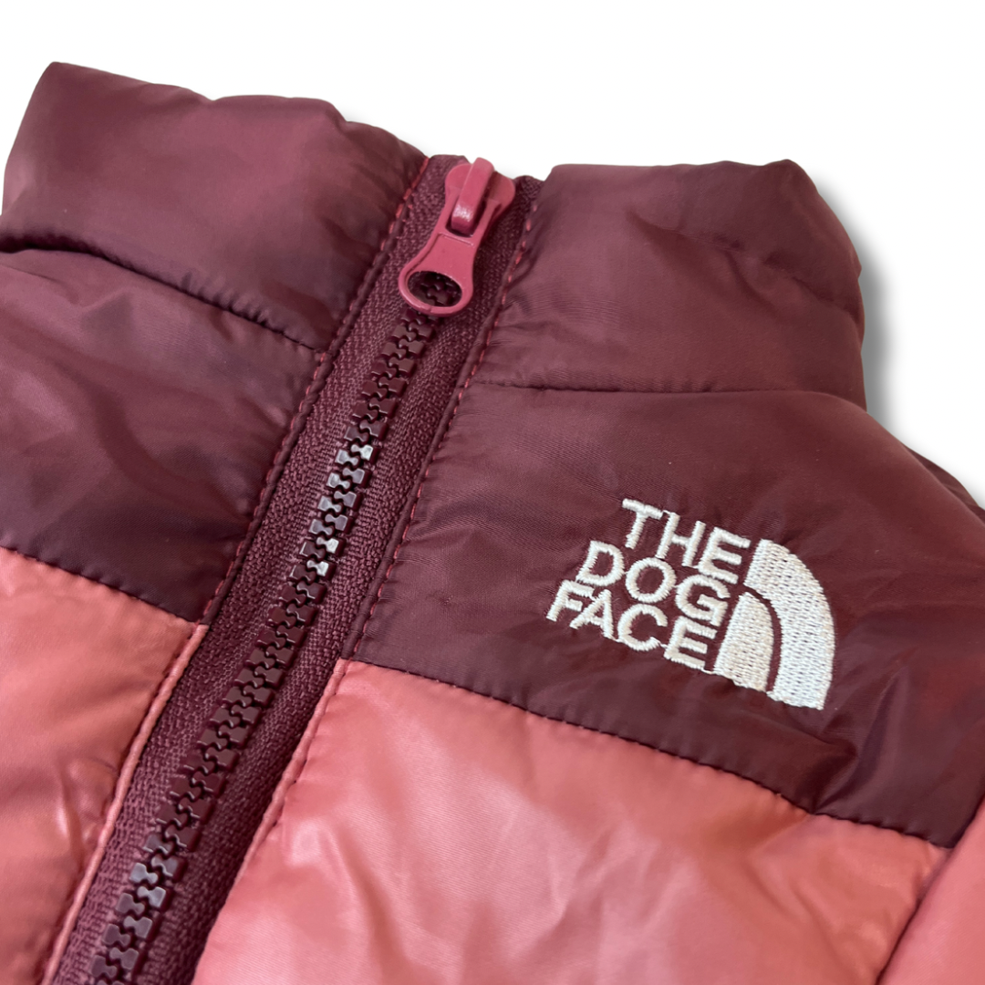 Daunenmantel für Hunde - Rosa