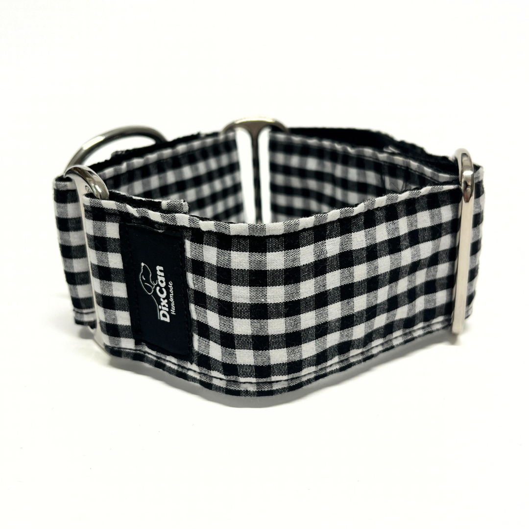 Martingale Halsband - Schwarz Vichy