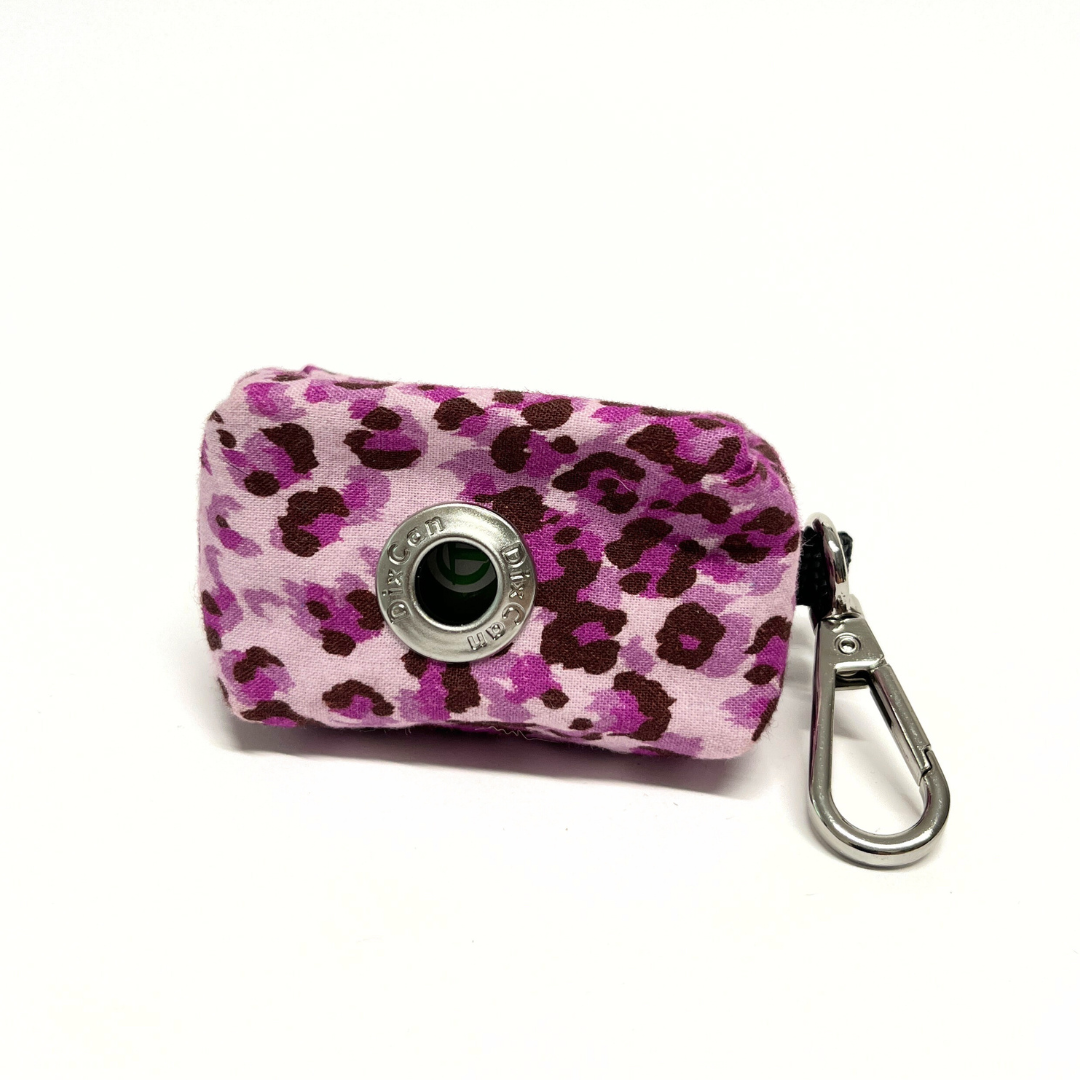 Porta Bolsas de Caca - Leopardo Rosa