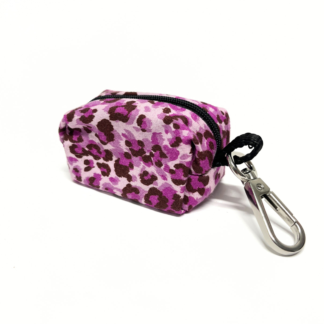 Porta Bolsas de Caca - Leopardo Rosa