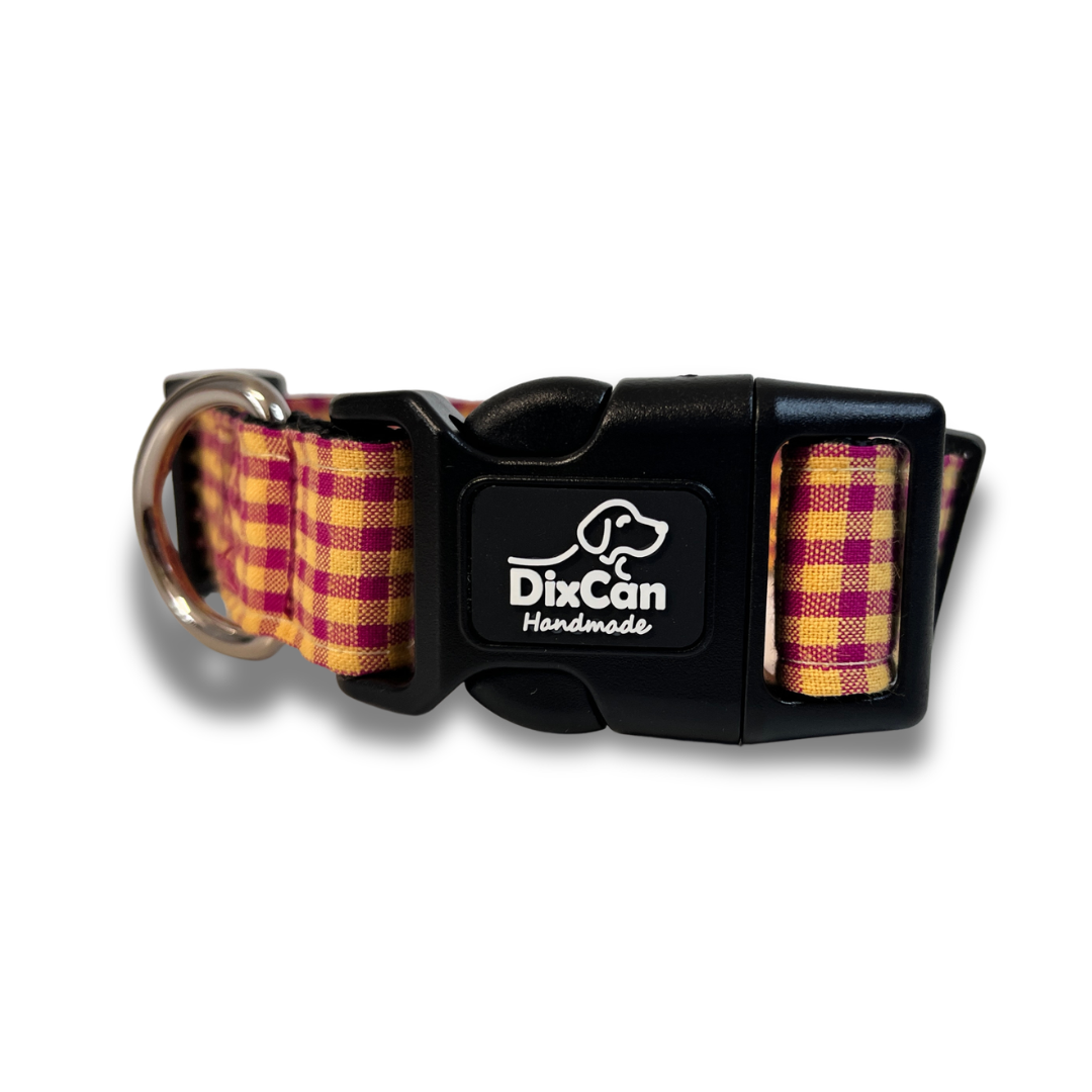 Collar - Vichy Frambuesa