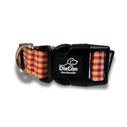 Collar - Vichy Frambuesa