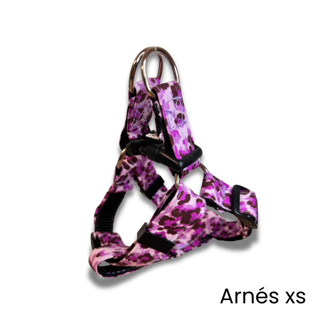 Arnés - Leopardo Rosa