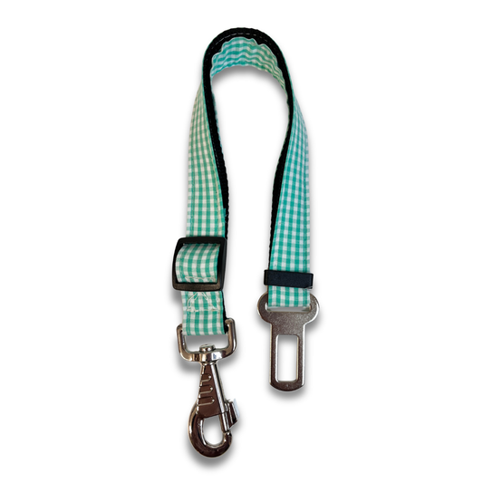 Cinturón Coche - Vichy Verde