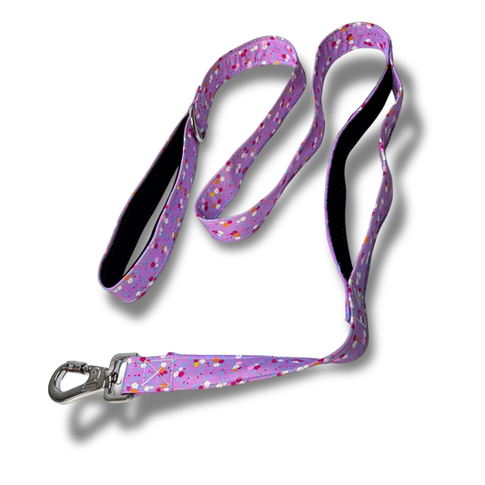 Correa Multi Agarre Flores Lila